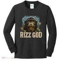 Rizz God Kids Long Sleeve Shirt thumb 0