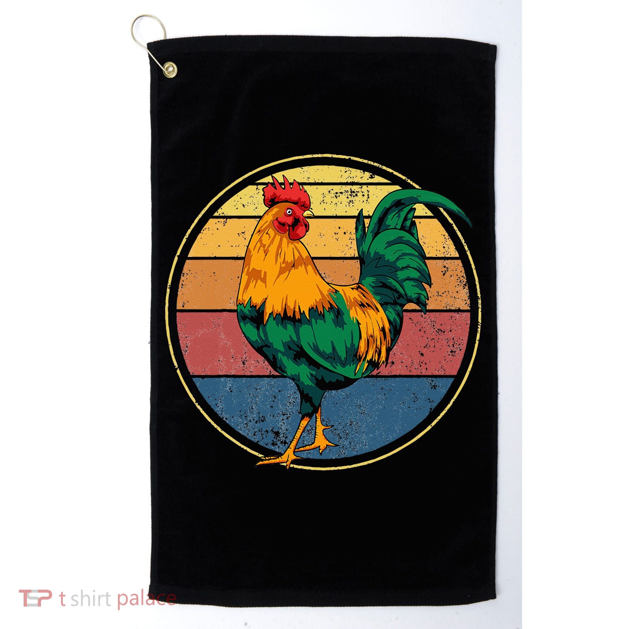 Rooster Gift Golf Towel
