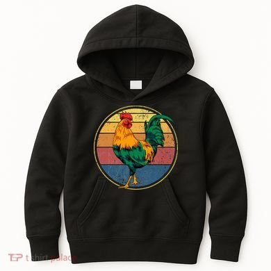 Rooster Gift Kids Hoodie