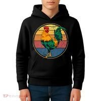 Rooster Gift Kids Hoodie thumb 4