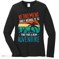 Retirement Gift Retired New Adventure Women's Long Sleeve Shirt thumb 0