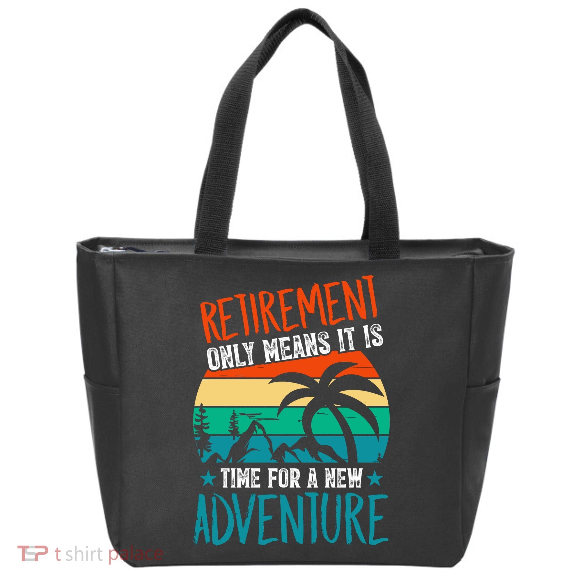 Retirement Gift Retired New Adventure Tote Bag