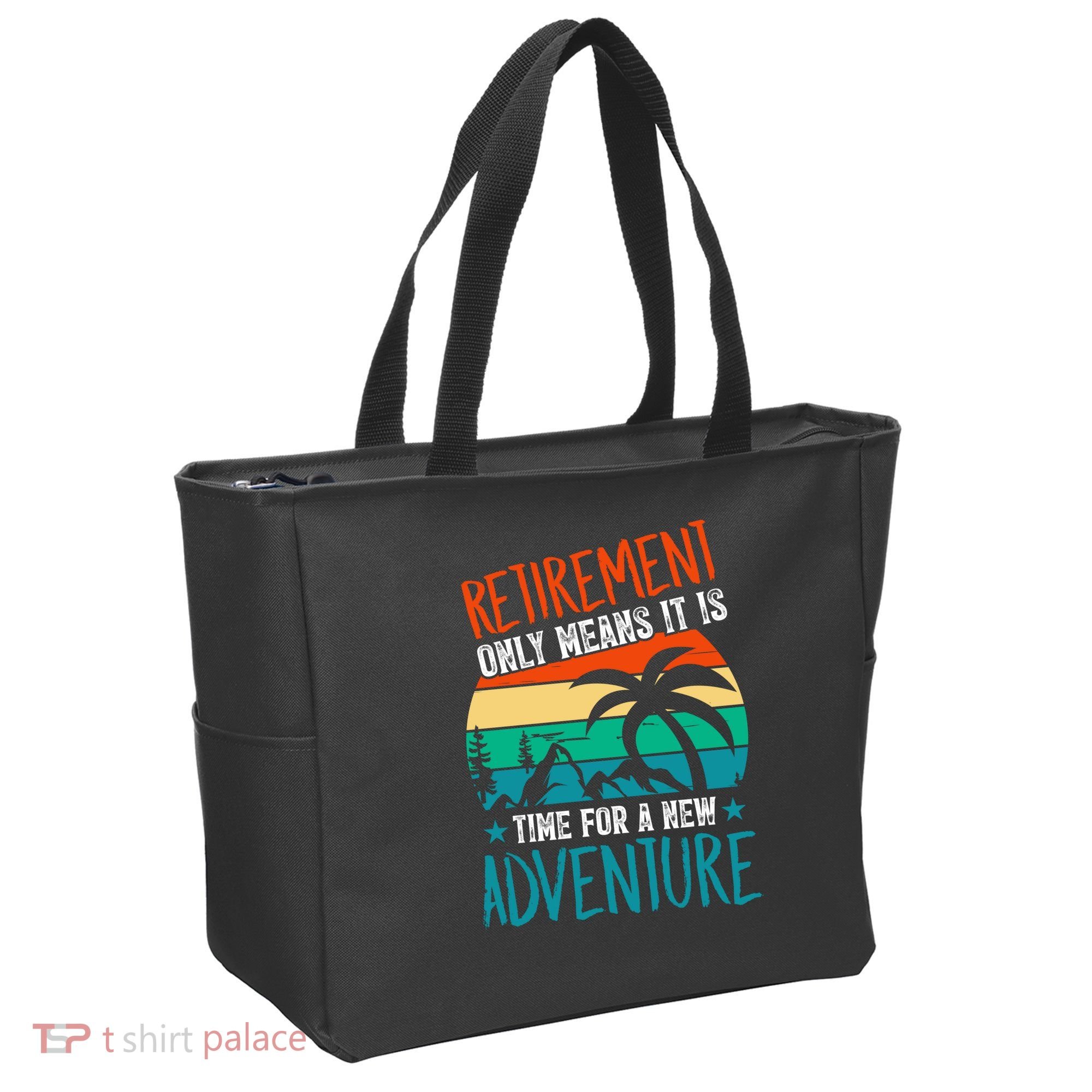 Retirement Gift Retired New Adventure Tote Bag