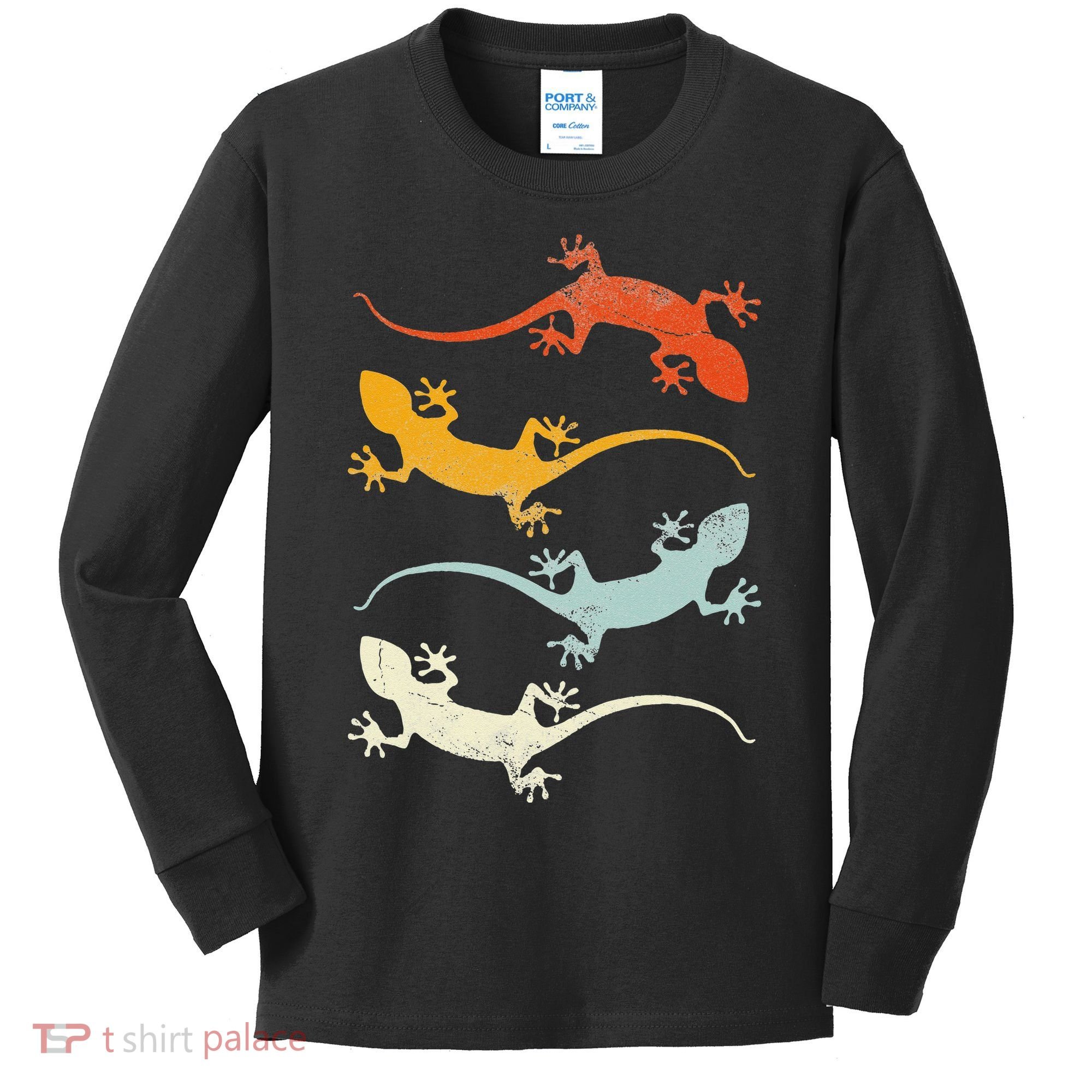 Reptile Gecko Kids Long Sleeve Shirt