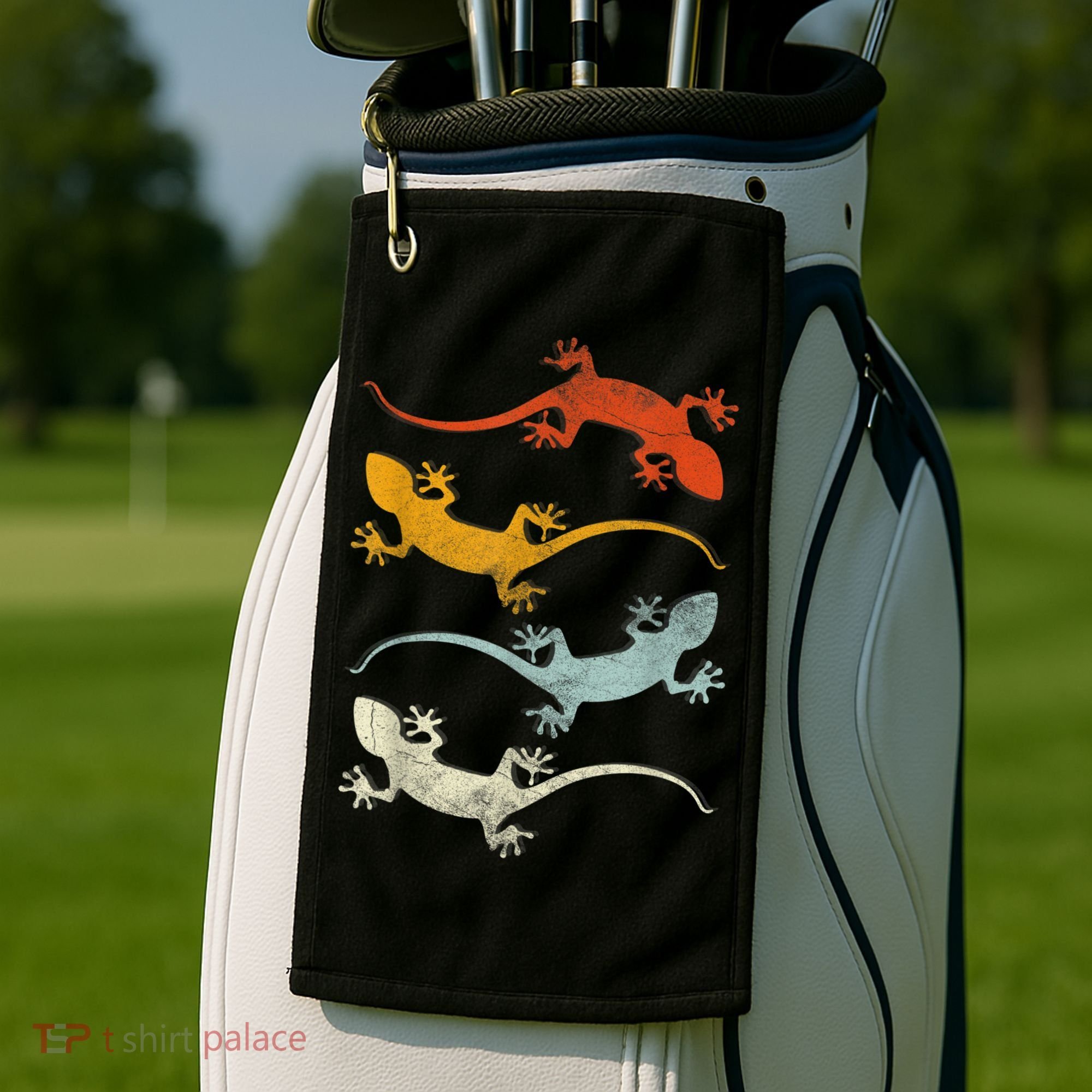 Reptile Gecko Golf Towel