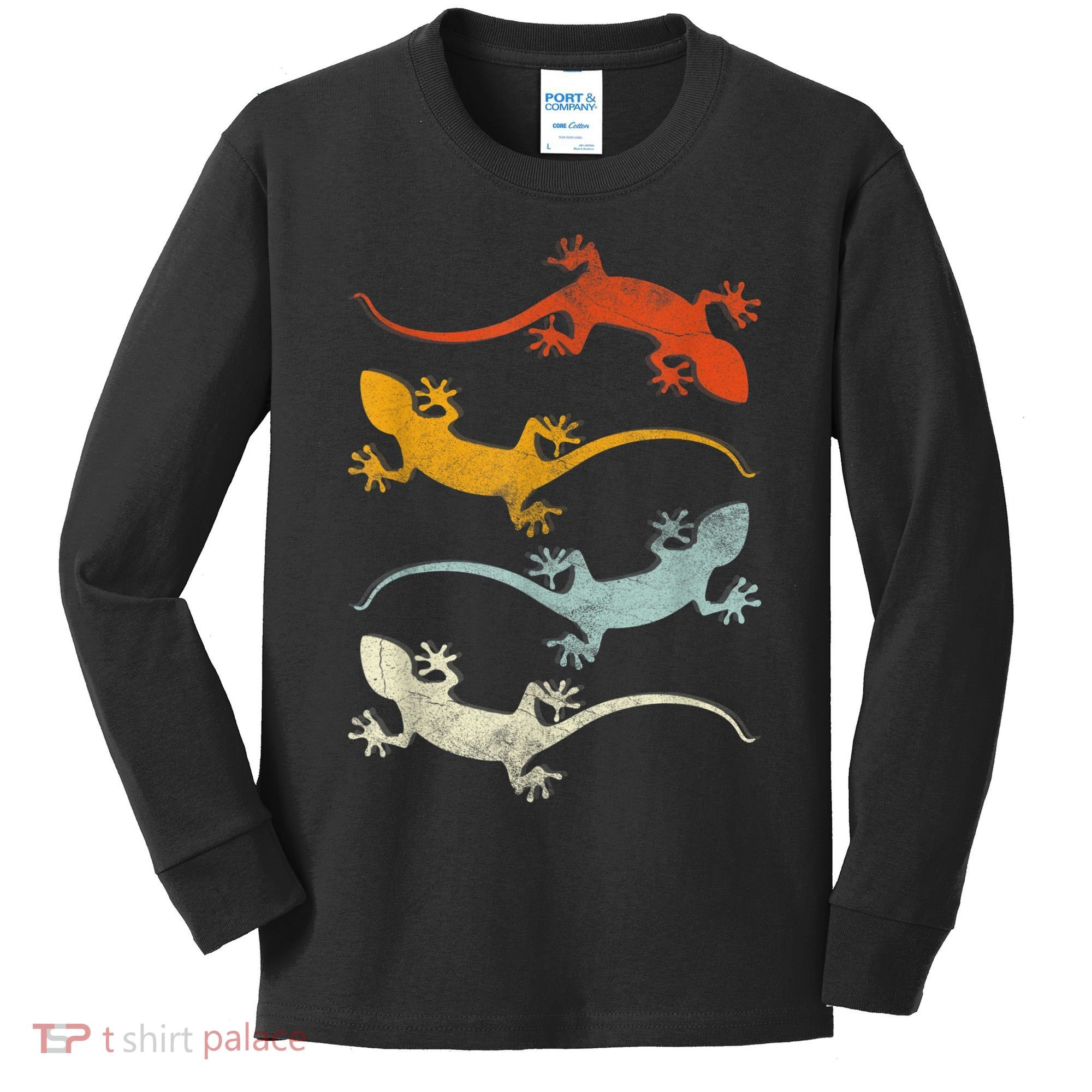 Reptile Gecko Kids Long Sleeve Shirt