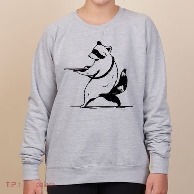 Raccoon Gun Women's Sweatshirt
