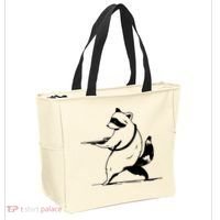 Raccoon Gun Tote Bag thumb 2