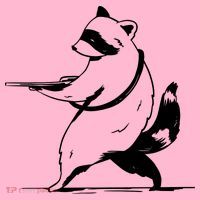 Raccoon Gun Coaster thumb 2