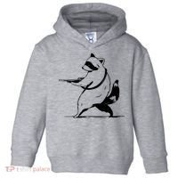 Raccoon Gun Toddler Hoodie thumb 0