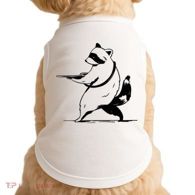 Raccoon Gun Doggie Tank