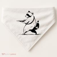 Raccoon Gun USA-Made Doggie Bandana thumb 0