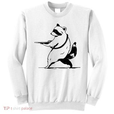 Raccoon Gun Sweatshirt