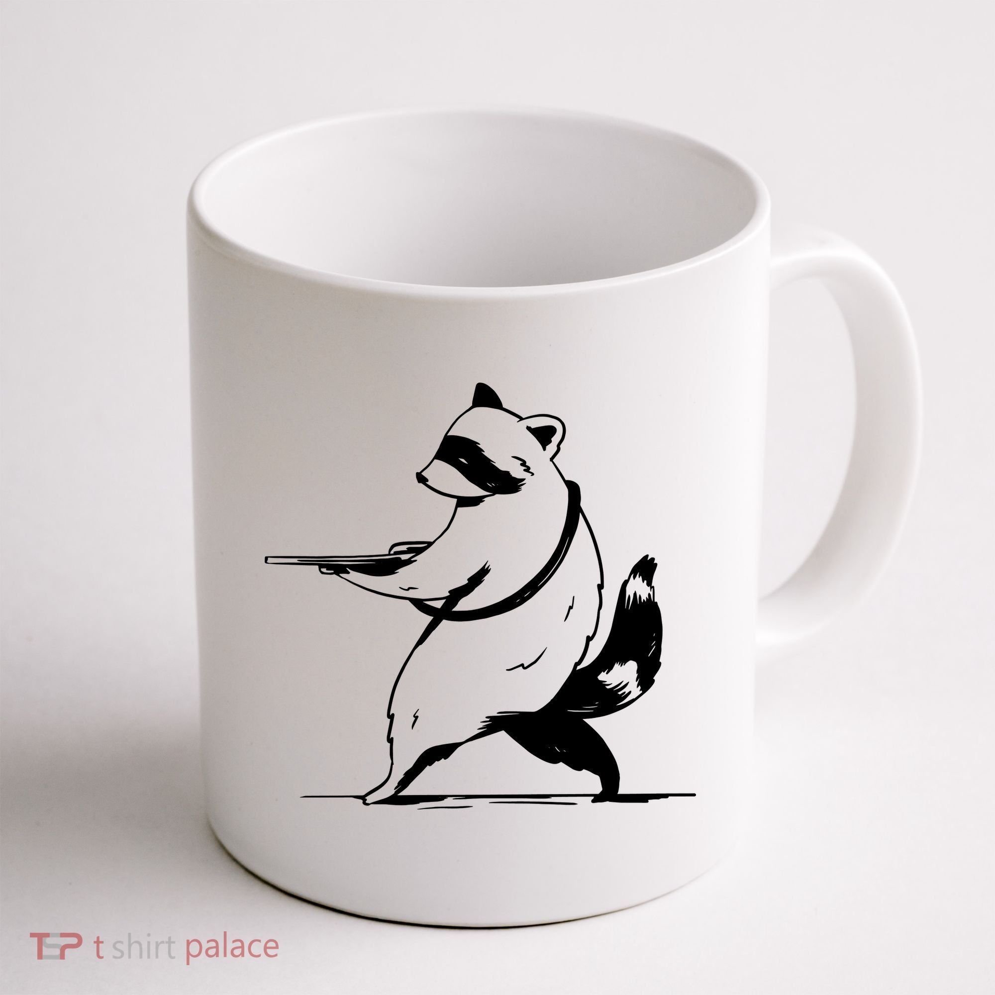 Raccoon Gun Coffee Mug