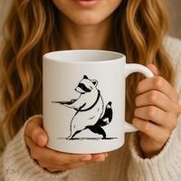 Raccoon Gun Coffee Mug thumb 3