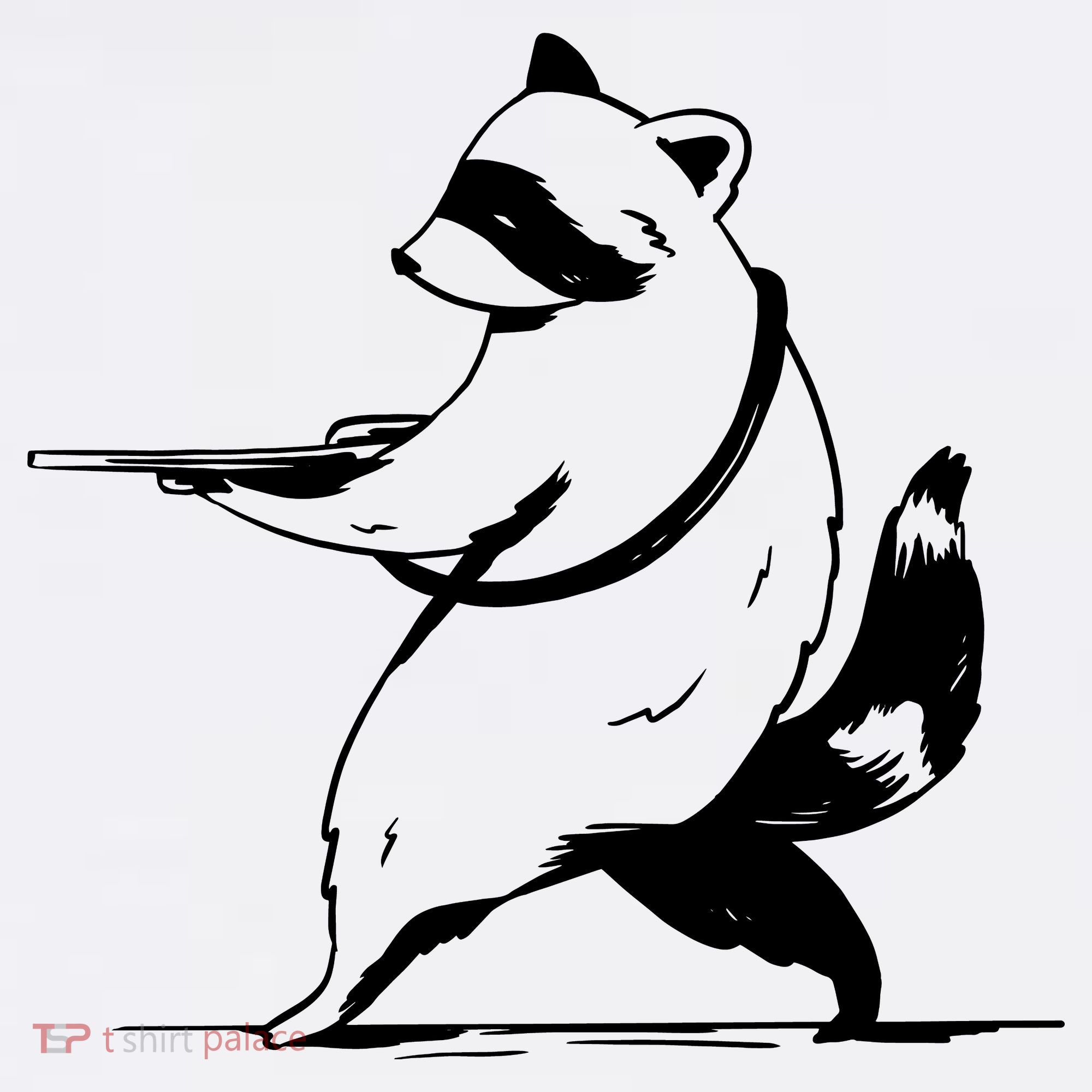 Raccoon Gun Coffee Mug