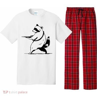 Raccoon Gun Pajama Set