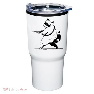Raccoon Gun Tumbler