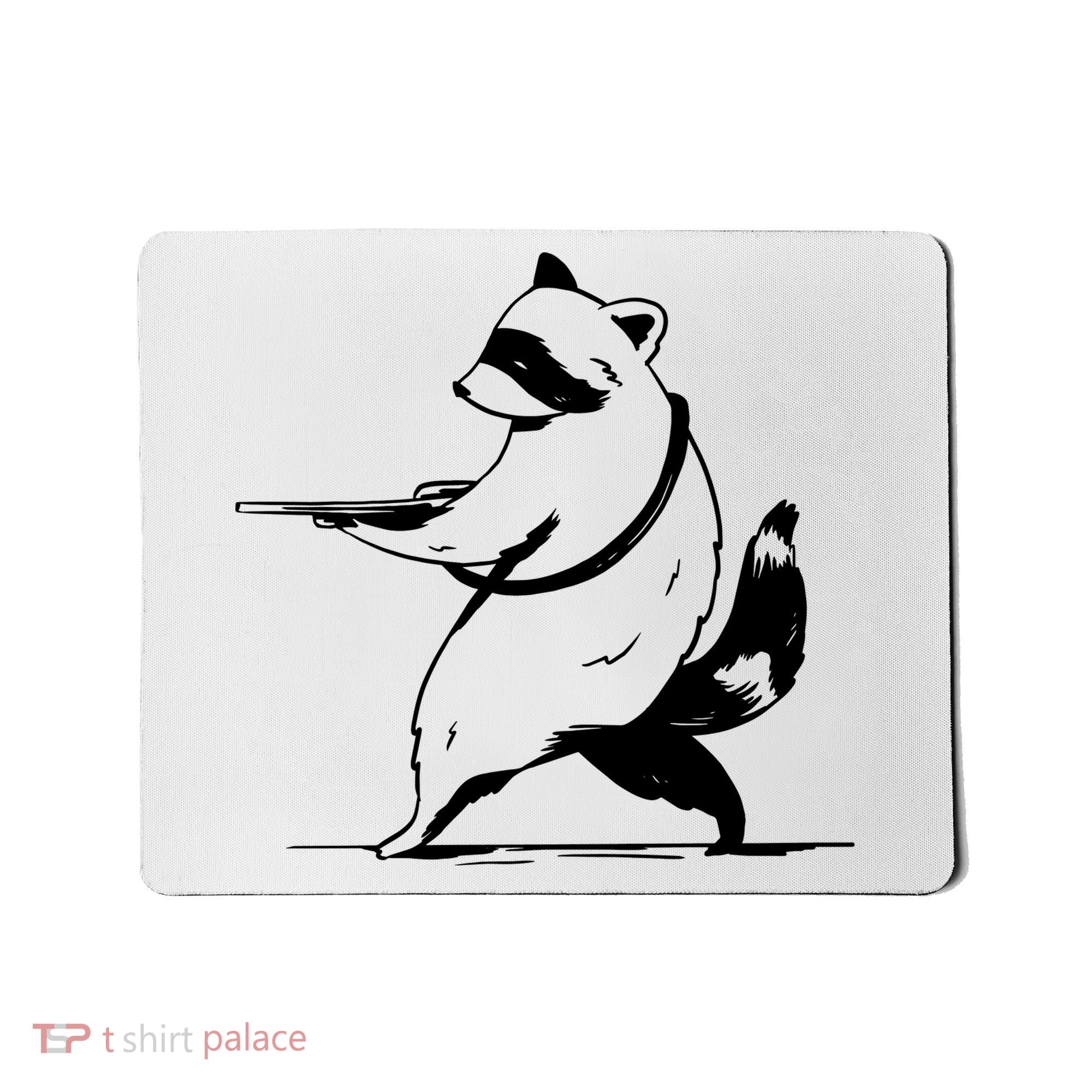 Raccoon Gun Mousepad