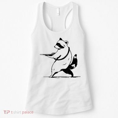 Raccoon Gun Women's Tank Top