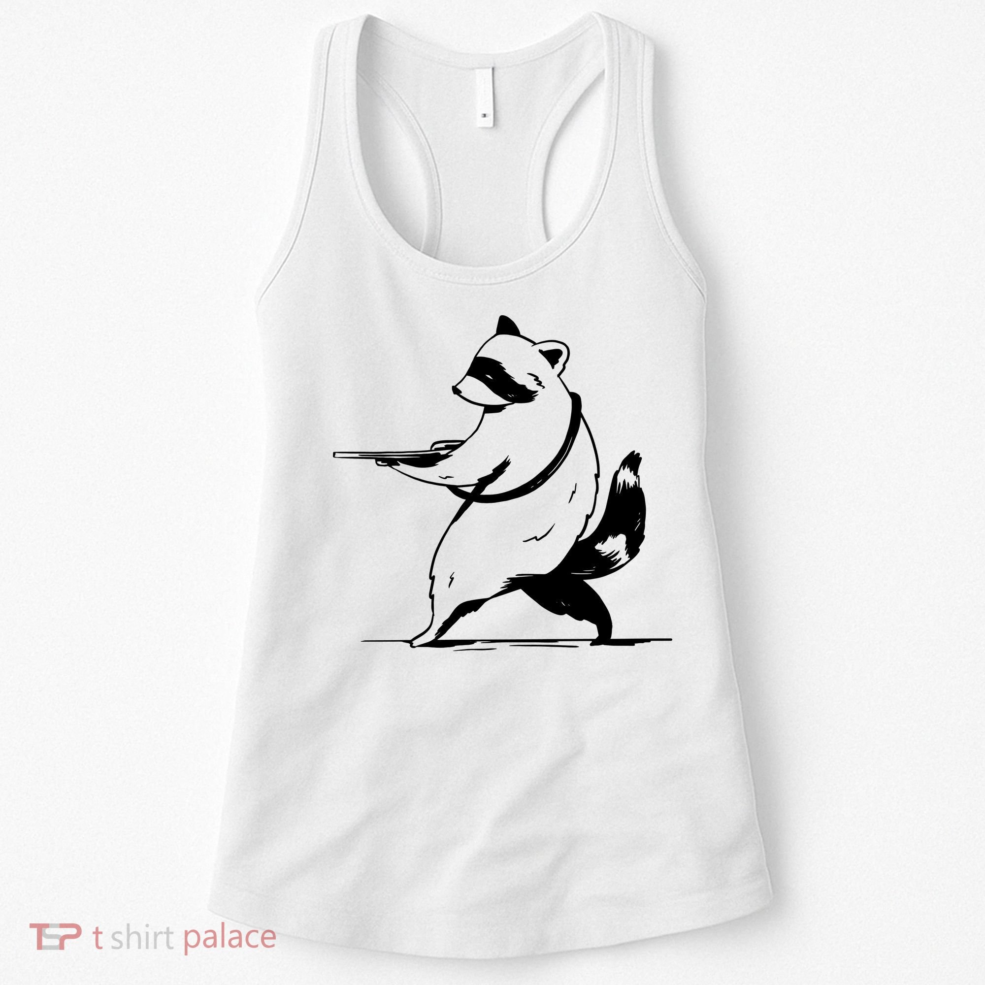 Raccoon Gun Women's Tank Top