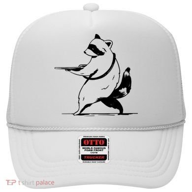 Raccoon Gun Hat