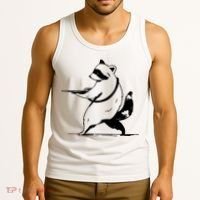 Raccoon Gun Tank Top thumb 3