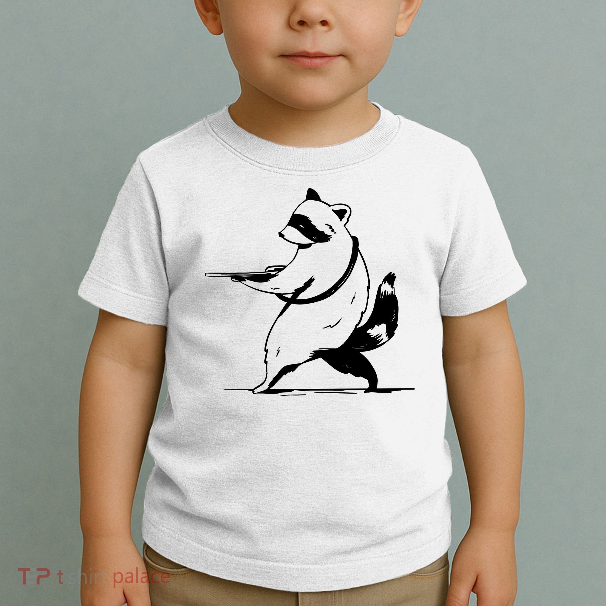 Raccoon Gun Toddler T-Shirt
