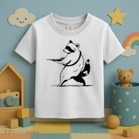 Raccoon Gun Toddler T-Shirt thumb 3