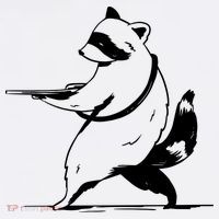 Raccoon Gun Toddler T-Shirt thumb 4