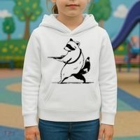 Raccoon Gun Kids Hoodie thumb 3