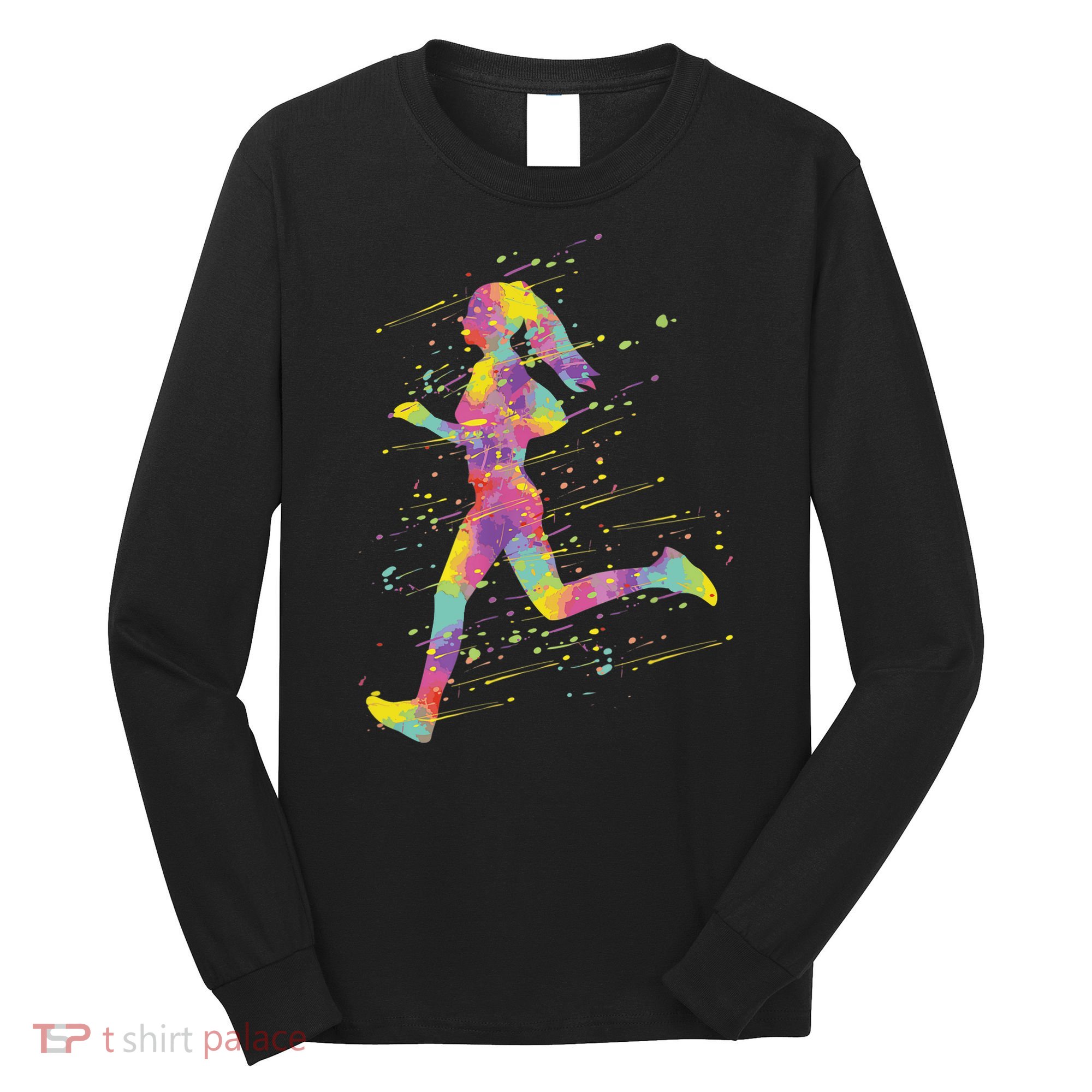 Running Girl Long Sleeve Shirt