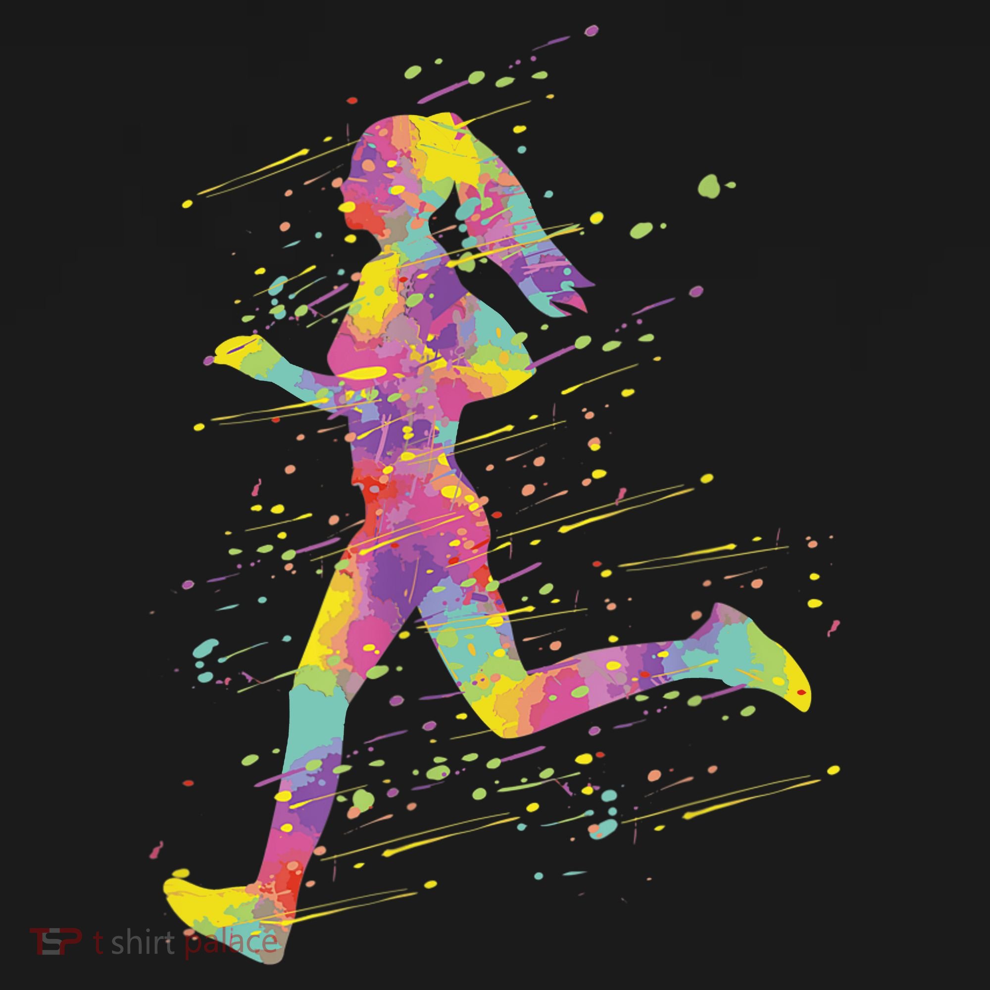 Running Girl Long Sleeve Shirt