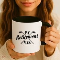 Retired Golfing Retirement Plan Coffee Mug thumb 3