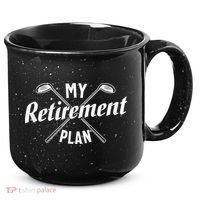 Retired Golfing Retirement Plan 15oz Campfire Ceramic Mug thumb 0
