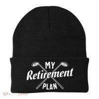 Retired Golfing Retirement Plan Beanie thumb 0