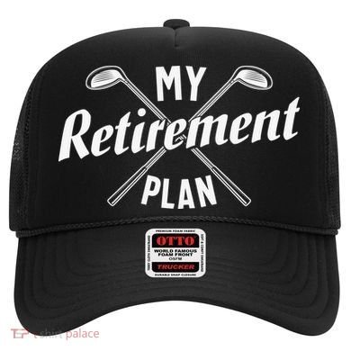 Retired Golfing Retirement Plan Hat