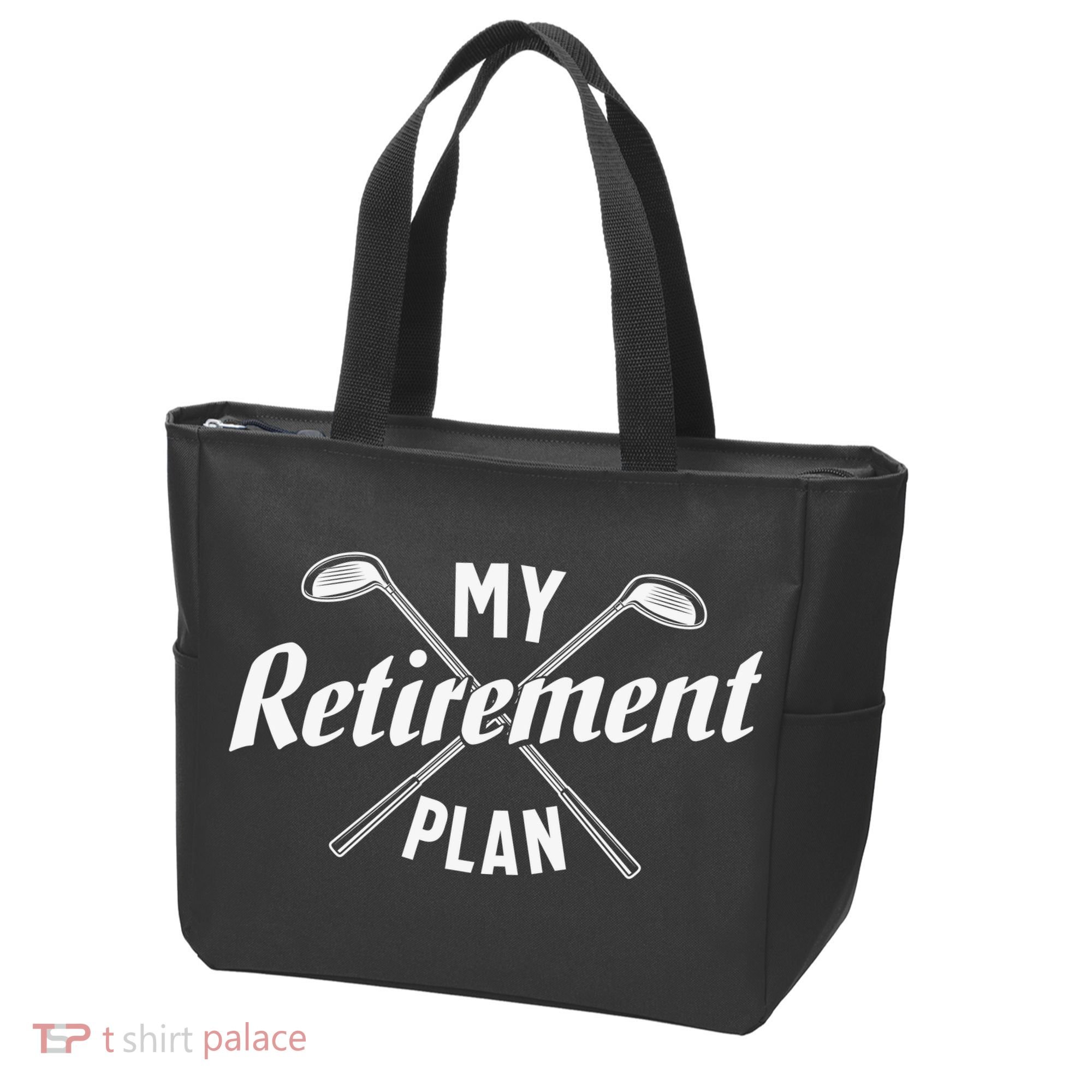 Retired Golfing Retirement Plan Tote Bag