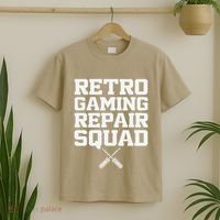 Retro Gaming Repair Vintage Console Restoration Arcade Fix T-Shirt thumb 2