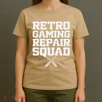 Retro Gaming Repair Vintage Console Restoration Arcade Fix T-Shirt thumb 4