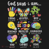 Retro God Says I Am Autism Be Kind Puzzle Autism Awareness Gift Women's Hoodie thumb 2