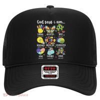Retro God Says I Am Autism Be Kind Puzzle Autism Awareness Gift Hat thumb 0