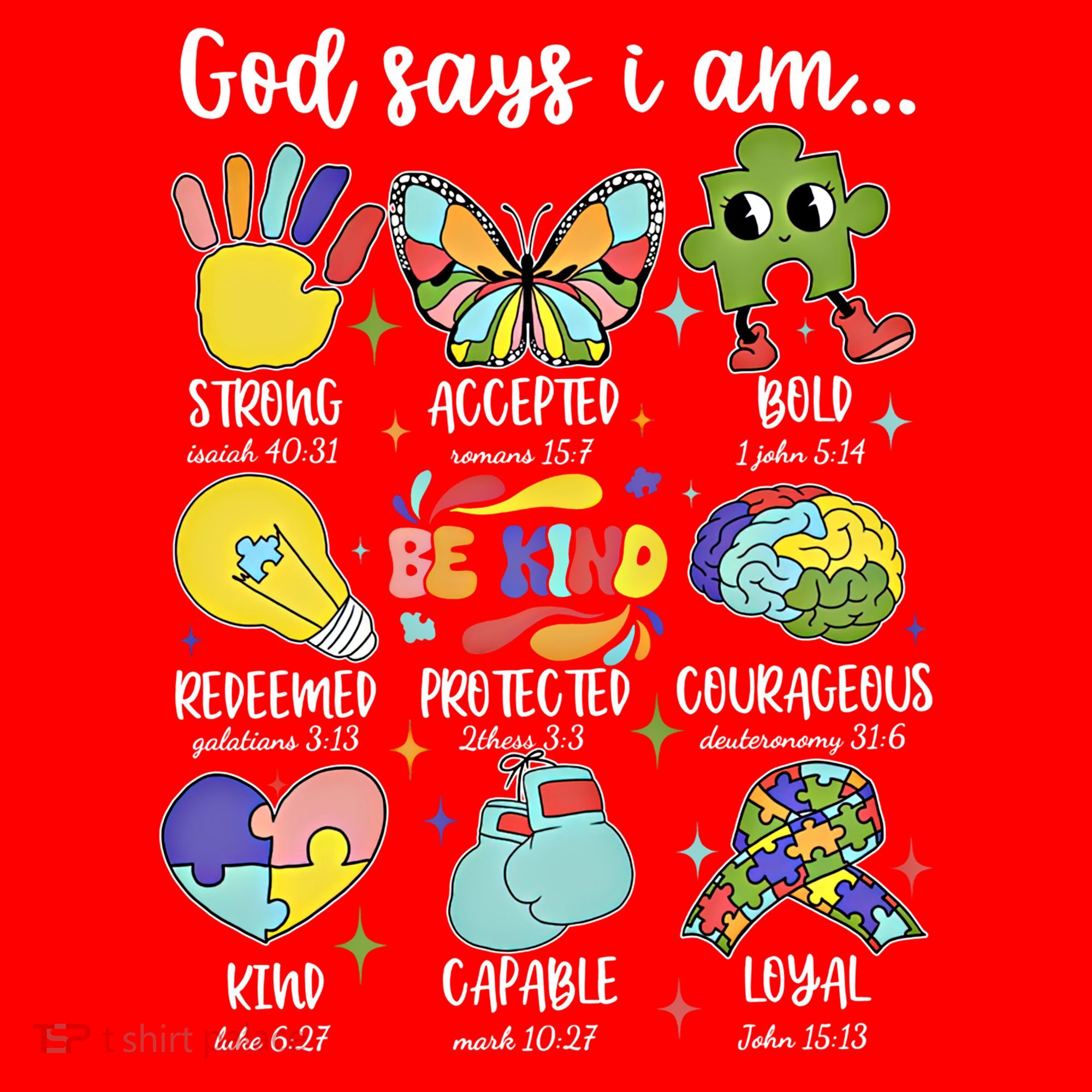 Retro God Says I Am Autism Be Kind Puzzle Autism Awareness Gift Santa Hat