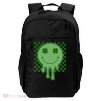 Retro Groovy St Patricks Smiley Backpack thumb 0