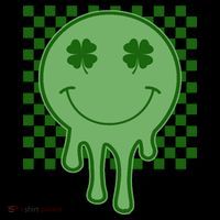 Retro Groovy St Patricks Smiley Toddler Hoodie thumb 2