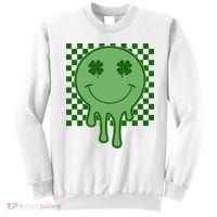Retro Groovy St Patricks Smiley Sweatshirt thumb 0