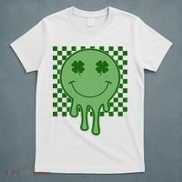 Retro Groovy St Patricks Smiley T-Shirt thumb 5