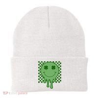 Retro Groovy St Patricks Smiley Beanie thumb 0