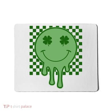 Retro Groovy St Patricks Smiley Mousepad