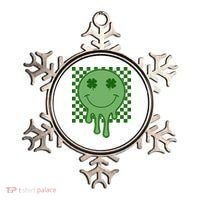 Retro Groovy St Patricks Smiley Ornament thumb 0